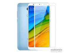 Защитное стекло для Xiaomi Redmi 5 Plus White 3D Optima 