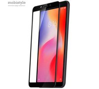 Защитное стекло для Xiaomi Redmi 6a Black 3D Optima 