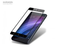 Защитное стекло для Xiaomi Redmi Note 4x Black 3D Optima 