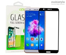 Защитное стекло для Huawei P Smart Black 5D Optima 