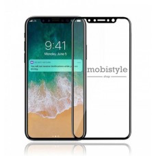 Защитное стекло для iPhone X (M-Design) Black 5D Optima 