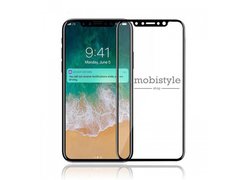 Защитное стекло для iPhone X (M-Design) Black 5D Optima 