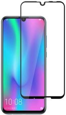 Защитное стекло для Huawei P Smart 2019 ПРОТИВОУДАРНОЕ (ЧЁРНОЕ 3D)