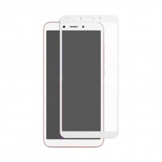 Защитное стекло для Xiaomi Redmi 6A ПРОТИВОУДАРНОЕ (БЕЛОЕ 3D)