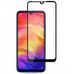 Защитное стекло для Redmi Note 7 PRO ПРОТИВОУДАРНОЕ (ЧЁРНОЕ 3D)