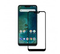 Защитное стекло для Xiaomi Mi A2 Lite / Redmi 6 PRO ПРОТИВОУДАРНОЕ (ЧЁРНОЕ 3D )