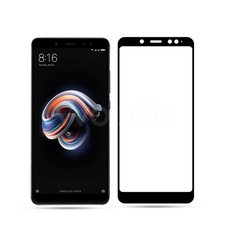 Защитное стекло для Xiaomi Redmi Note 5 Pro ПРОТИВОУДАРНОЕ (ЧЁРНОЕ 3D)