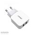 Сетевое зарядное устройство LDNIO A2202 2USB белое с кабелем micro USB