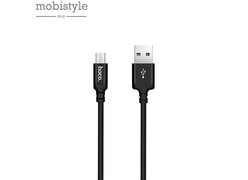 Кабель Micro USB Hoco X14 Times Speed Черный 2м