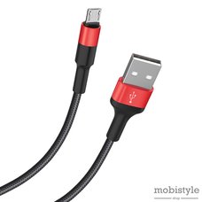 Кабель Hoco X26 Xpress для lightning черно-золотой