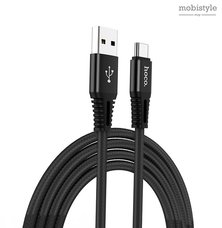 Кабель type-c hoco X22 черный 