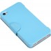 Чехол Nillkin для iPhone 4, серия Fresh Leather Case,  голубой