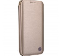 Чехол Nillkin Samsung G900 Galaxy S5 Rain Leather Case Gold