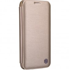 Чехол Nillkin Samsung G900 Galaxy S5 Rain Leather Case Gold