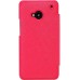 Чехол-книжка Nillkin для HTC One M7, серия Crossed Style Leather Case, красный