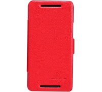Чехол-книжка Nillkin для HTC One M7, серия Fresh Leather Case, красный