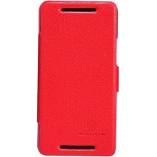 Чехол-книжка Nillkin для HTC One M7, серия Fresh Leather Case, красный