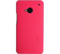 Чехол-накладка Nillkin для телефона HTC One M7, красный, серия Super Frosted Shield