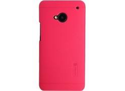 Чехол-накладка Nillkin для телефона HTC One M7, красный, серия Super Frosted Shield
