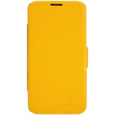 Чехол Nillkin Lenovo A820 Fresh Series Leather Case Yellow
