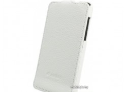 Чехол-блокнот Melkco для телефона HTC ONE V T320E, белый Leather case