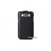 Чехол-блокнот Melkco для телефона Samsung I8552 Galaxy Win Duos, чёрный, Leather case