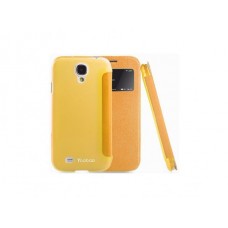 Чехол для телефона Samsung Galaxy S4 Slim II Leather Case Жёлтый. Yoobao