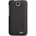 Чехол-накладка Nillkin для телефона HTC Desire 310, коричневый, серия Super Frosted Shield