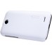 Чехол-наладка Nillkin для телефона HTC Desire 310, белый, серия Super Frosted Shield