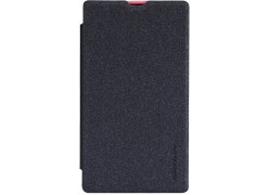 Чехол-книжка Nillkin для телефона Nokia X, чёрный, серия Sparkle Leather Case