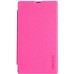 Чехол-книжка Nillkin для телефона Nokia X, розовый, серия Sparkle Leather Case