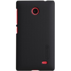 Чехол-накладка Nillkin для телефона Nokia X чёрный Super Frosted Shield