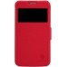 Чехол-книжка Nillkin для телефона Samsung I8580 красный, серия Fresh Leather Case