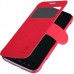 Чехол-книжка Nillkin для телефона Samsung I8580 красный, серия Fresh Leather Case