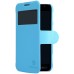 Чехол Nillkin для телефона Samsung I8580 Fresh Series Leather Case голубой