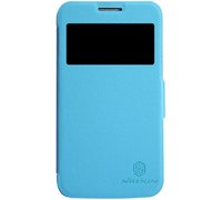 Чехол Nillkin для телефона Samsung I8580 Fresh Series Leather Case голубой