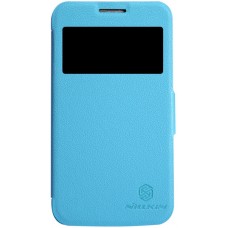 Чехол Nillkin для телефона Samsung I8580 Fresh Series Leather Case голубой