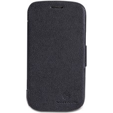 Чехол-книжка Nillkin для телефона Samsung S7390 чёрный, Fresh Series Leather Case
