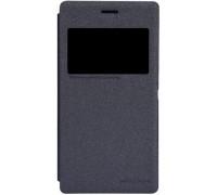 Чехол-книжка Nillkin для телефона Sony Xperia M2 чёрный, серия Spark