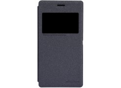 Чехол-книжка Nillkin для телефона Sony Xperia M2 чёрный, серия Spark