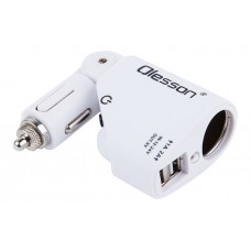 Разветвитель прикуривателя Olesson 1351 белый