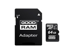 Карта памяти GoodRAM microSD Class 10 UHS I (64Gb) + adapter