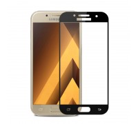Защитное 3D стекло для Samsung A520 (A5-2017) чёрное