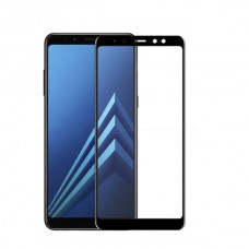 Защитное 3D стекло для Samsung A530 (A8-2018) чёрное