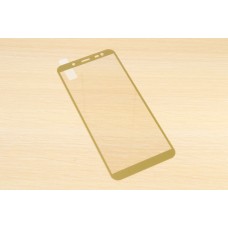 Защитное 3D стекло для Samsung J600 (J6-2018) золотое