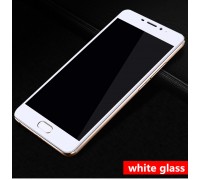 Защитное Full screen стекло для Meizu M5c (белый обод)