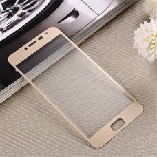 Защитное Full screen стекло для Meizu M3 Note (золотой обод)