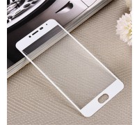 Защитное Full screen стекло для Meizu M3 Note (белый обод)