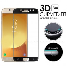 Защитное 3D стекло HONOR для Samsung j7 2017 (j730) чёрный обод