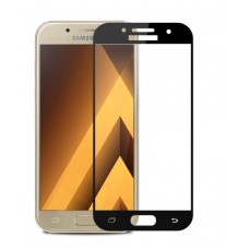 Защитное стекло для телефона Samsung J5 Prime Чёрное